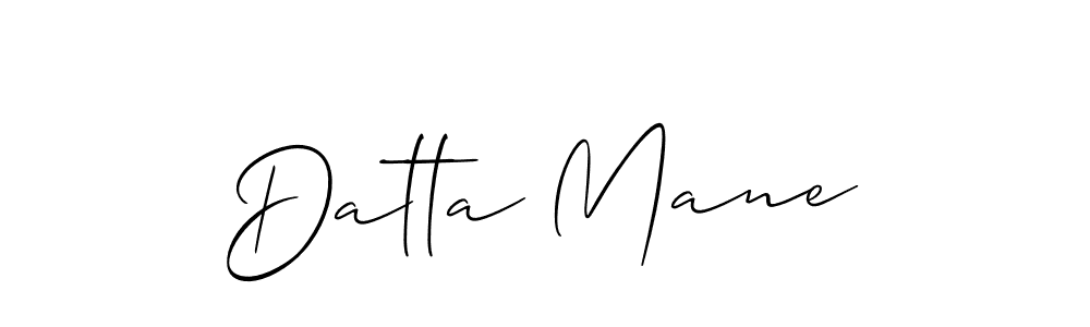 How to make Datta Mane signature? Allison_Script is a professional autograph style. Create handwritten signature for Datta Mane name. Datta Mane signature style 2 images and pictures png